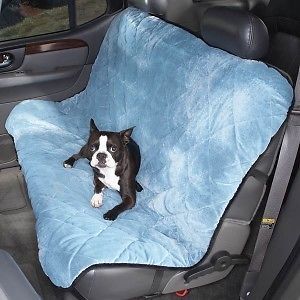 Companion Pet Dog Quilted Car Seat Cover Marine Blue