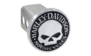 Harley Davidson Trailer Tow Hitch Cover Plug Featuring The Willie G Skull