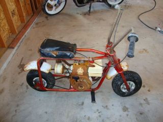 RARE Vintage 1960's or Early 1970's Rupp Minibike w 3HP Tecumseh Engine Motor