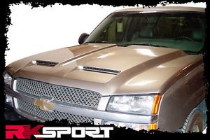New Rksport Chevy Silverado RAM Air Hood Only Fiberglass Truck Body Kit 29012000