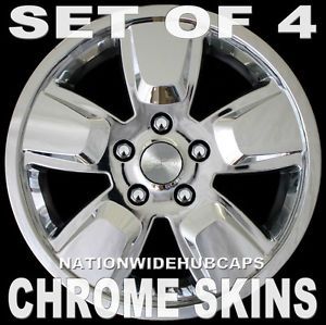 Jeep Liberty 16" 5 Spoke Chrome Wheel Skins Hub Caps 16x7 Plated Rim Covers New