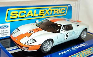 Scalextric C3324 Ford GT Heritage Gulf Livery 2012 USA Exclusive 1 32 Slot Car