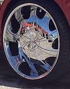 32 inch Rims Wheels Tires Pack Starr Alloy Wheel 569 Bear Chrome 32x10 15 30