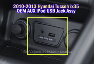 2010 2011 2012 2013 Hyundai Tucson IX35 Aux USB iPod Jack Assy Non GPS
