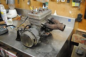 Bombardier Rotax 467 Engine for Parts or Rebuild Off 86 Ski Doo Snowmobile MX