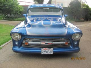 1959 Chevy Chevrolet Pickup Chopped Top Tilt Bed Custom Show Winner