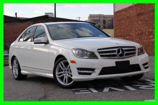 2013 Mercedes Benz C 250 Leather Alloy Wheels Sunroof Luxury Sport Salvage