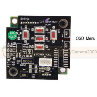 540TVL Sharp CCD PCB Module Board Camera 2 8 12mm Lens CCTV Security