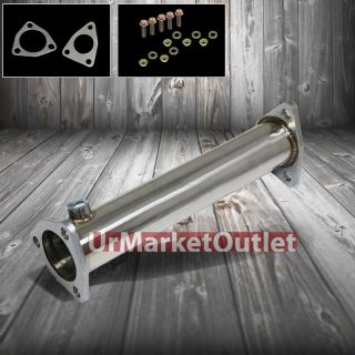 T304 High Flow Down Test Pipe Cat Converter for Honda 88 01 Prelude 90 93 Accord