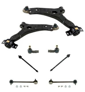 07 01 00 to 12 04 05 Ford Focus 2 Control Arm Ball Joint Tie Rods 8PC Kit