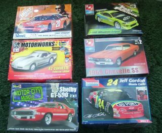 6 Model Car Junk Yard Kits