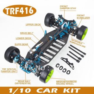 Racing Car 1 10 Scale Kit Car for High Performance WD Car Kit for Tamiya TRF416