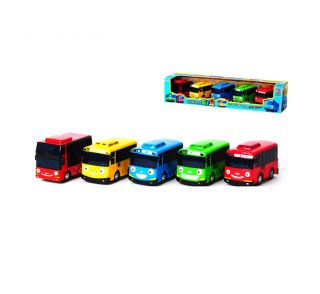 The Little Bus Tayo His Friends Wind Up Toy Car Korean Animation 5 Cars C Set