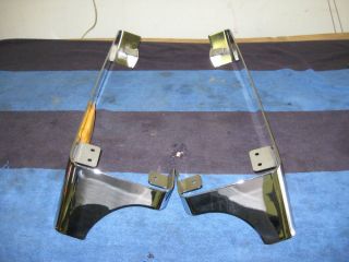 harley davidson chrome saddlebag extensions