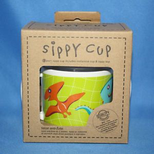 Sugar Booger "Prehistoric Pals" Melamine Cup with Sippy Top