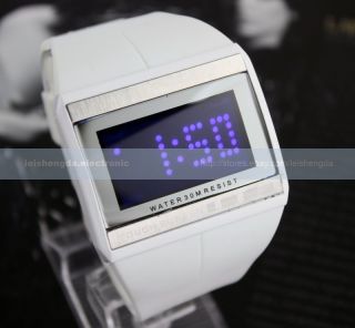 Touch Screen Clock Digital Blue LED Hours Date Men Women Sports Wrist Watch New