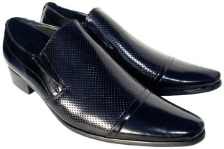 New Designer Stylish Italian Comfort Wedding Men Dress Shoes Black
