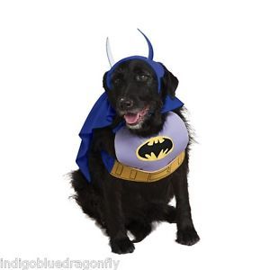 New Batman Pet Dog Costume Sizes SM Med LG Free USA Shipping