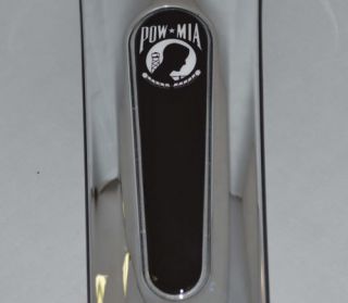 Black "pow MIA" Dash Insert Decal for 2008 2013 Harley FLHX Street Glide