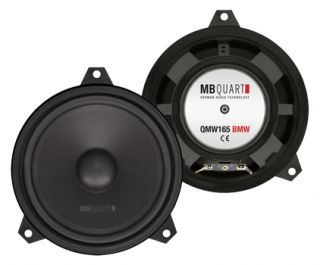 MB Quart QMW165 BMW 16 5cm Custom Fit Bass Car Speakers for BMW 3 Series E46