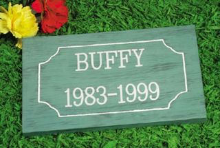 Personalized Pet Memorial Marker Monument Cemetery Grave Stepping Stone