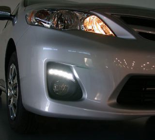 2011 2013 Toyota Corolla LED Daytona Running Lights with Fog Lights
