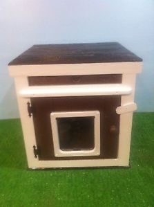 Large Heated Insulated Outdoor Cat House with Large Door Shelter Bed Condo