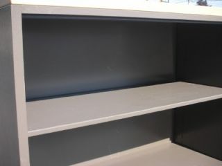 2 Shelf Drawer Filing Book Catalog Rack Storage Cabinet Case Shelving Meridian