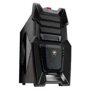 Cougar Challenger B ATX Gaming PC Computer Case w 20cm Red LED Fan Black New
