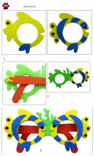 Creative Cartoon Animal Eva Foam Handmade Craft Glasses Toys for Kids Children