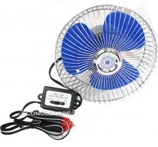 12 Volt Auto Cooling Ocillating Air Fan for Truck Car Boat 2 SP