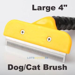 Large Dog Cat Pet Shedding Grooming Tool Brush Comb New