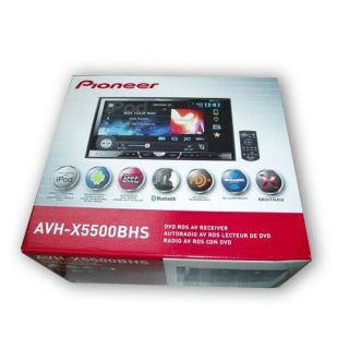 Pioneer AVH X5500BHS 7" DVD CD Touch Bluetooth Audio Streaming HD Radio Mixtrax