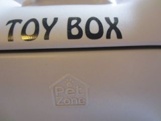 Pet Zone Bone Shaped Pet Storage Toy Box Many Uses Excellent Condition