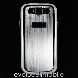 For Samsung Galaxy S3 Silver Luxury Case Cover Cell Phone Protector Accessory