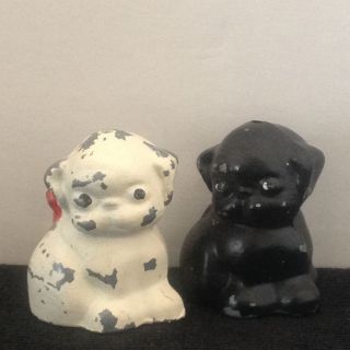 vintage cast metal dog figurine