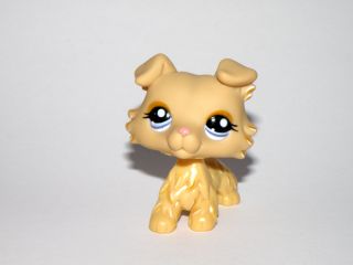 Cream Collie Puppy Dog 1194 Littlest Pet Shop LPS