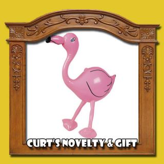 Inflatable 28" Tropical Pink Flamingo Pool Beach Party