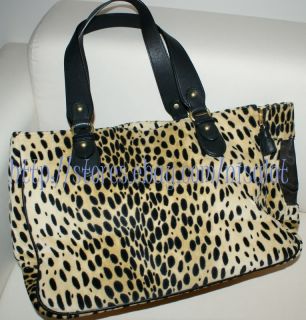 Juicy Couture Cheetah Leopard Dog Pet Tote Carrier Bag