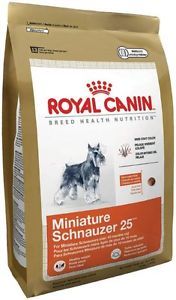 New Royal Canin Dry Dog Food Miniature Schnauzer 25 Formula 2 5 Pound Bag