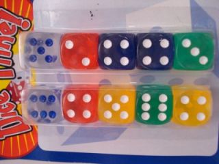 10 Game Dot Dice Die Numbers Math Cubes Count Mathematics Games Probability New