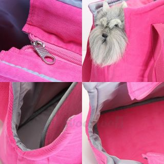 Pet Dog Cat Corduroy Portable Bag Travel Carrier Purse Tote for Small Dogs Only