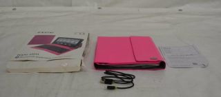 iHome iPad Bluetooth Keyboard Case Hot Pink