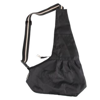 Black Pet Dog Puppy Strap Sling Shoulder Bag Carrier S