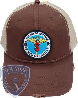 Dsny Newy York Sanitation Trucker Cap Mesh Hat
