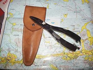 Solingen Western Germany Knife Multi Tool with Leather Sheath Both Clean Used