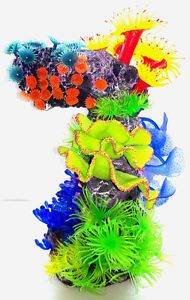 ANESH501XL Aquarium Fish Tank Silicone Sea Anemone Artificial Coral Ornament