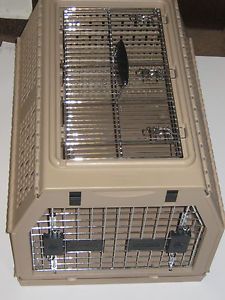 Nylabone Fold Away Pet Carrier Kennel Crate Small 20x16x15 Dog or Cat