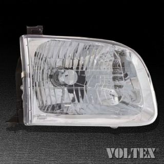 2001 2004 Toyota Sequoia Tundra Headlight Lamp Clear Lens Halogen Right Side