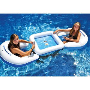 Gamestation Floating Card Table Swimming Pool Card Game Floating Chairs 90675